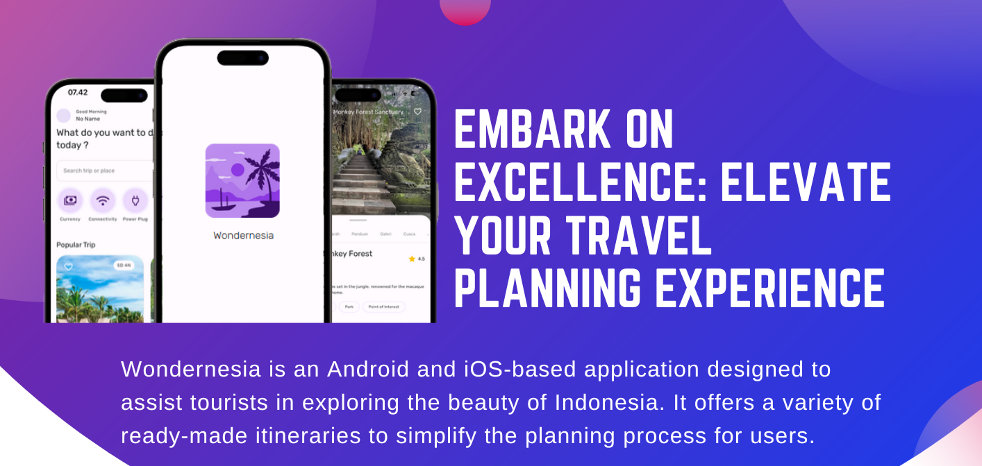 Wondernesia - Travel Planning App